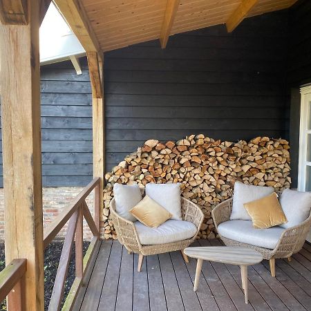 De Porrel Polsbroek Unit Met Prive Jacuzzi, Spa En Sauna ภายนอก รูปภาพ