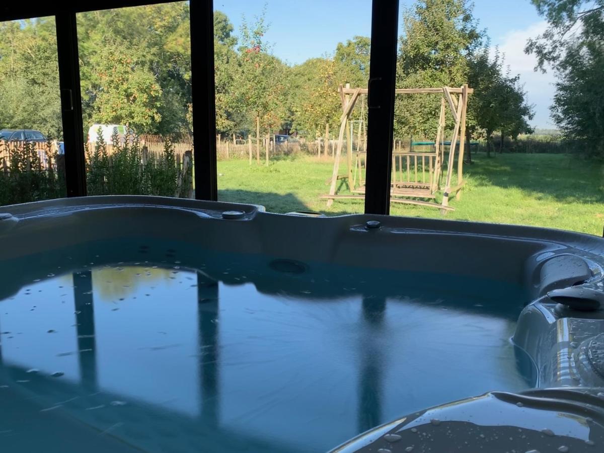 De Porrel Polsbroek Unit Met Prive Jacuzzi, Spa En Sauna ภายนอก รูปภาพ